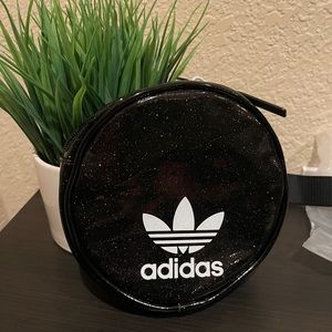 Adidas Original Glitter Black Circle Waist Bag